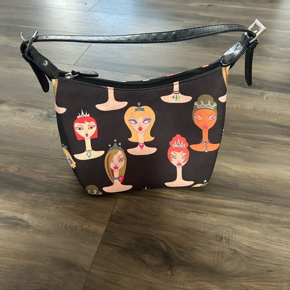 Y2K Graphic Black and Pink Women's Bag - Picture 7 of 8